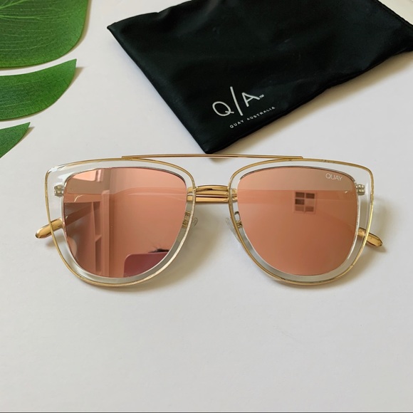 Quay Australia Accessories - Quay Australia French Kiss Reflective Sunglasses